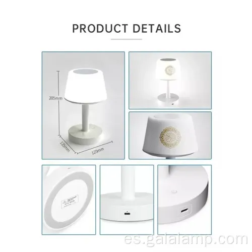 Altavoz del Corán Bluetooth con suave característica de luz nocturna